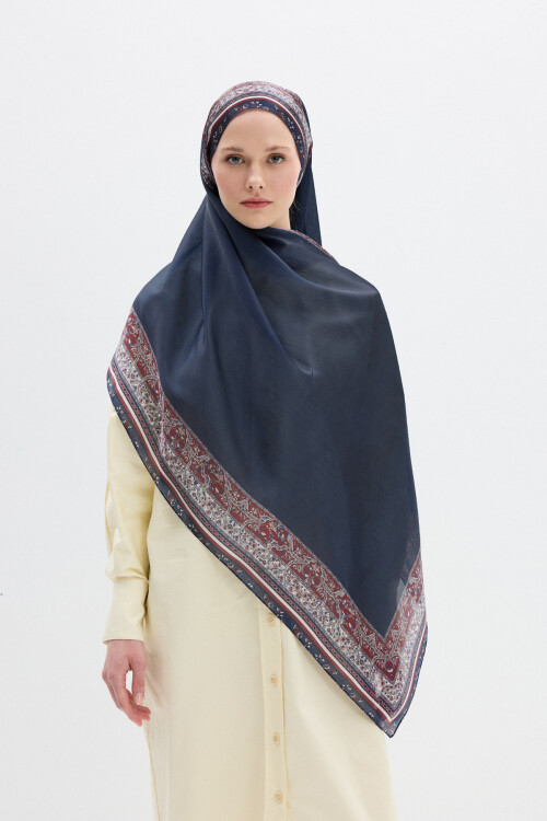 Border Shine Collection - Lacivert Bordo 