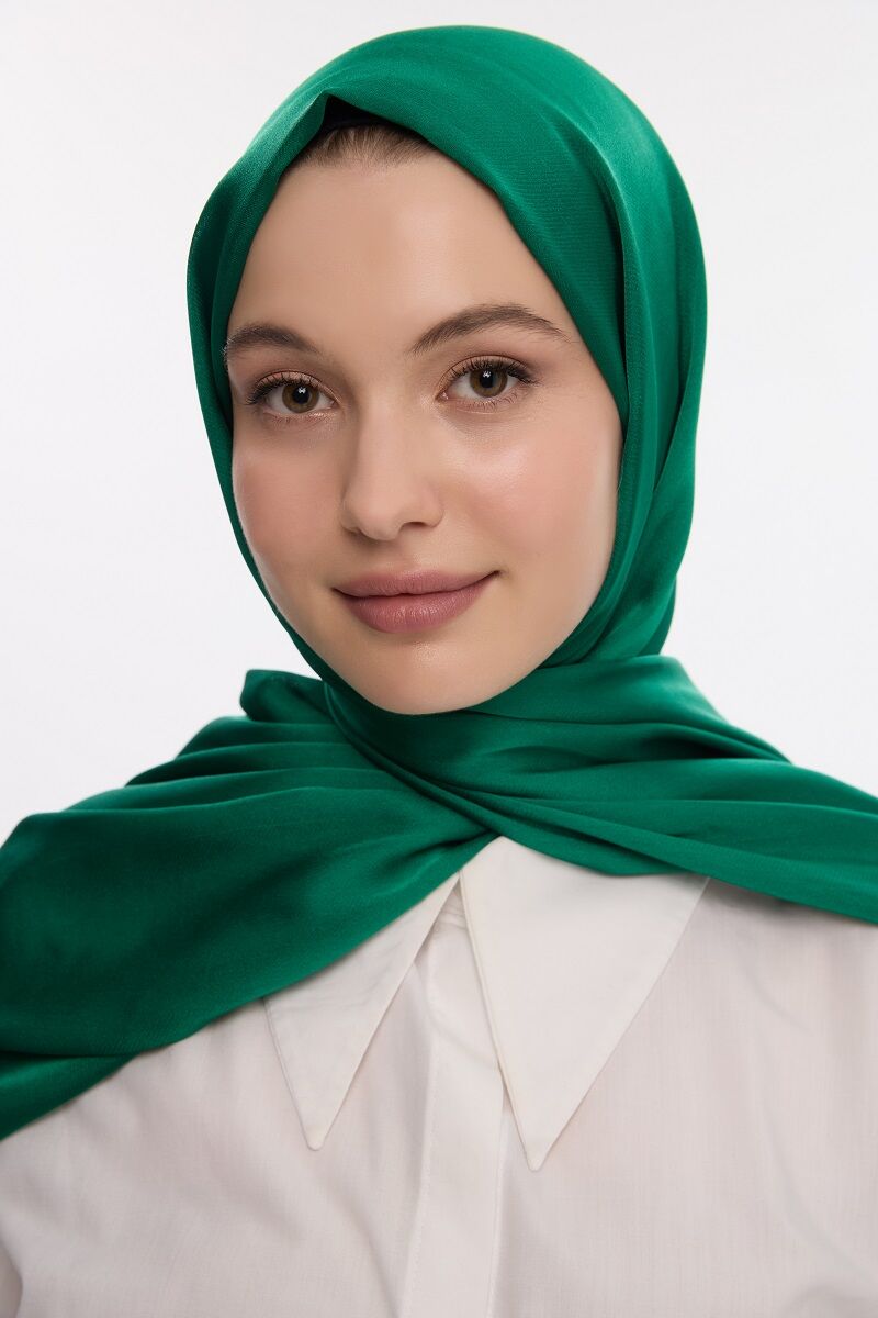 İdol Saten Janjan Şal - Benetton - 4