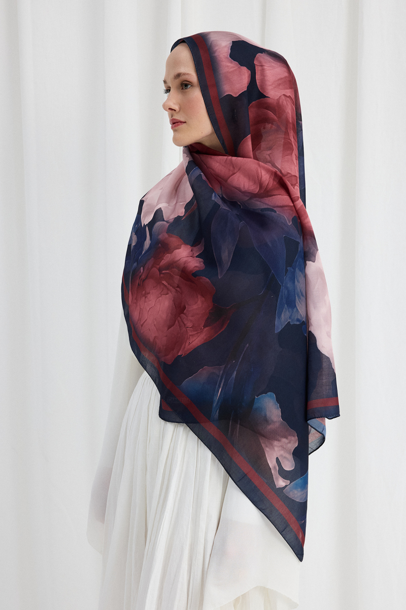 Lotus Soft Collection - Lacivert / Bordo - 2