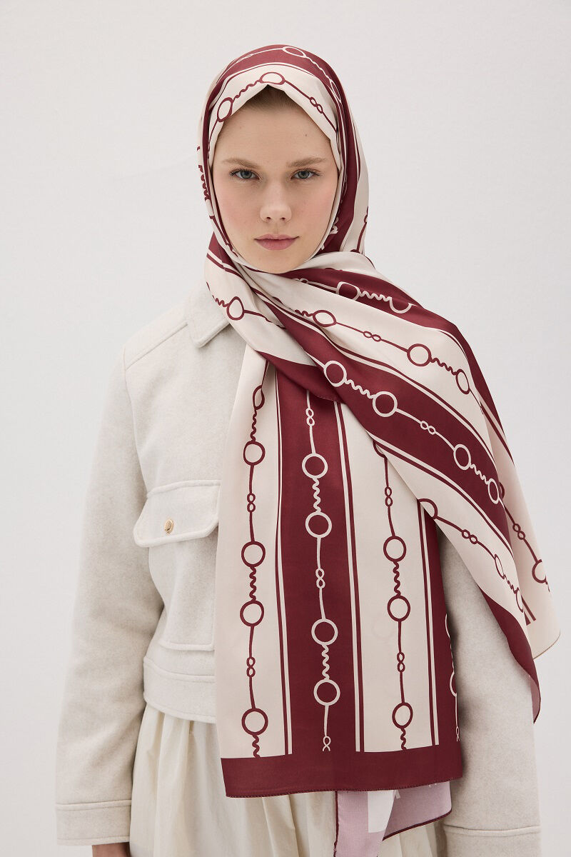 Perle Hue Desen - Bordo - 1
