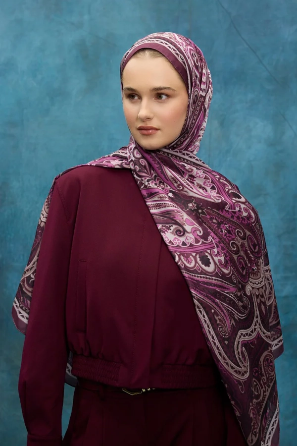 Previous Collection Soft Şal - Mürdüm - 2