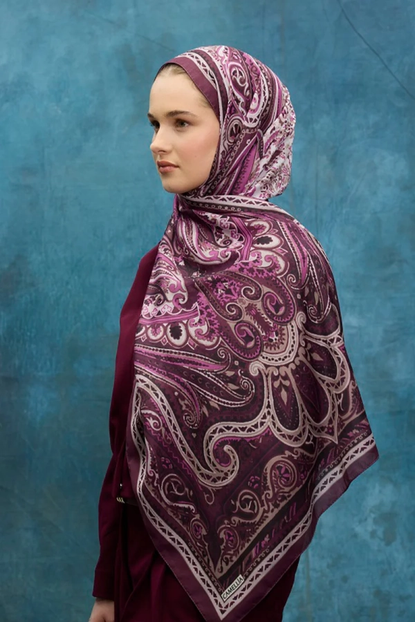 Previous Collection Soft Şal - Mürdüm - 3